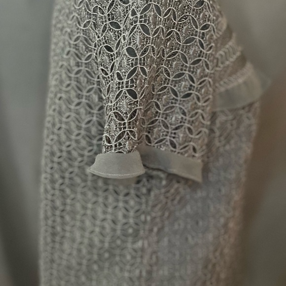 🤩 NEW ITEM! ZARA Eyelet Lace Top Blouse Cottagecore Romantic Embroidered - Picture 7 of 9